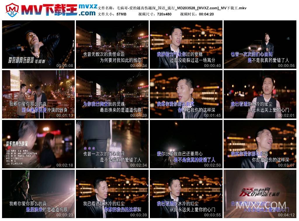 毛病哥-爱的越真伤越深_国语_流行_MD203528